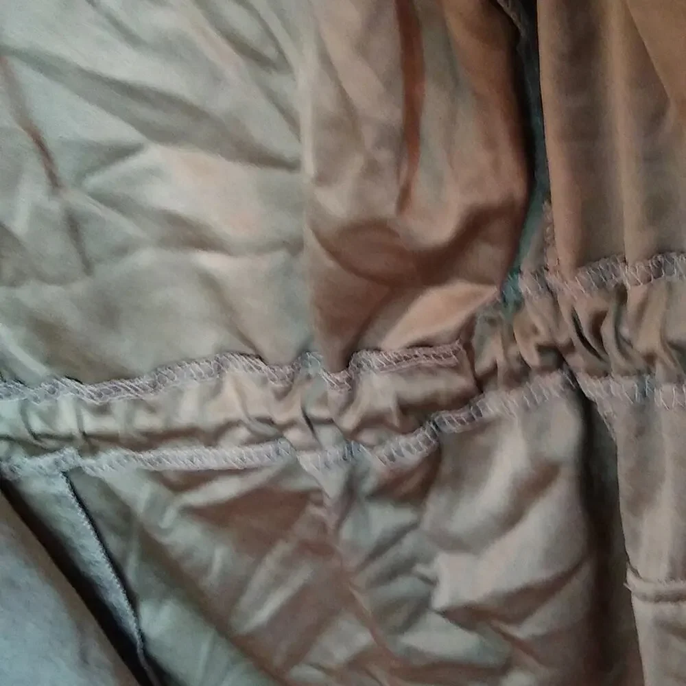 Women's Size Medium olive green jacket. BOHO